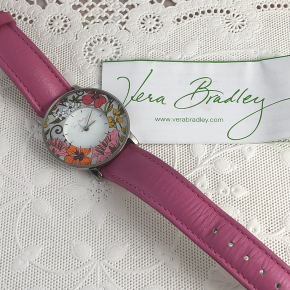 Vera Bradley Watch Tea Garden Breast Cancer Watch - Picture 7 of 7